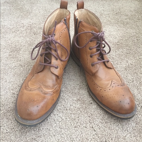 Steve Madden Men’s Swavay Wingtip Boots - Size 12 - Picture 3 of 6